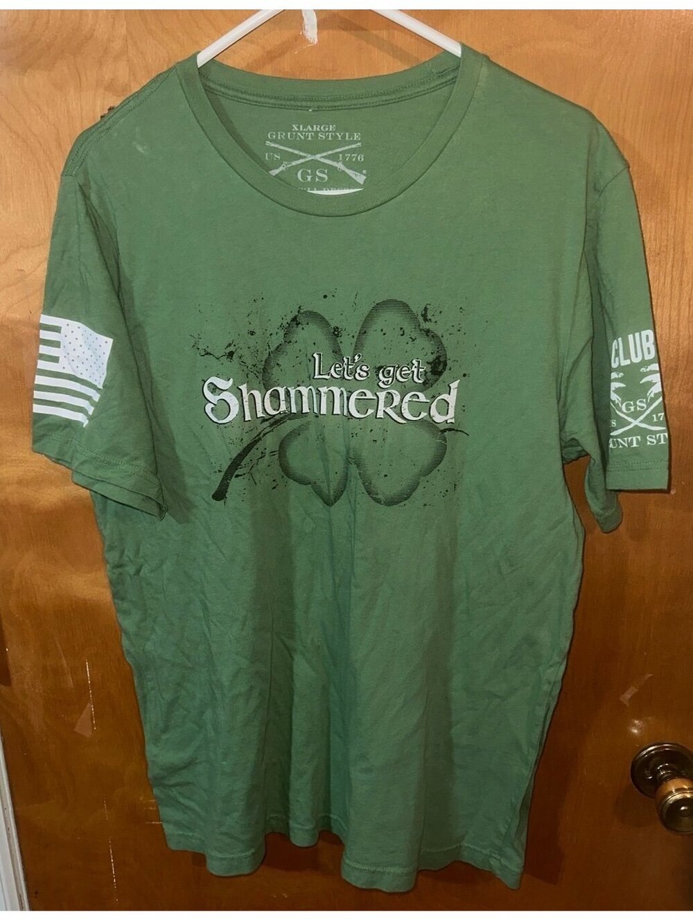 Grunt style let’s get shammered tshirt size XL